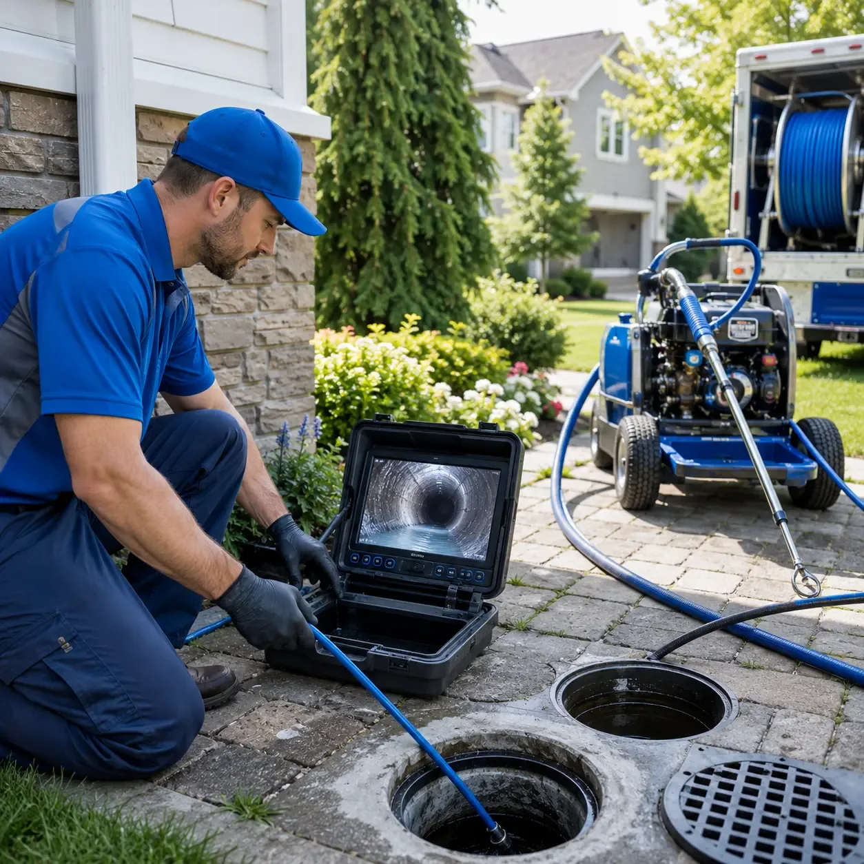 Outdoor drain cleaning professionals serving Wiota, IA