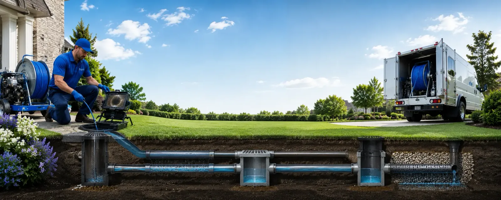 Outdoor drain cleaning information for Wiota, IA